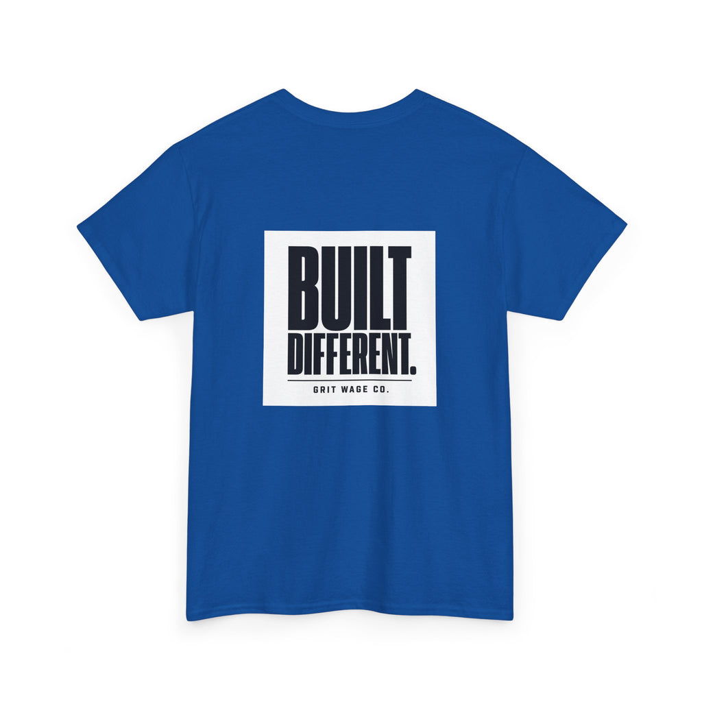 Built Different. Heavyweight Tee — Grit Wage Co.