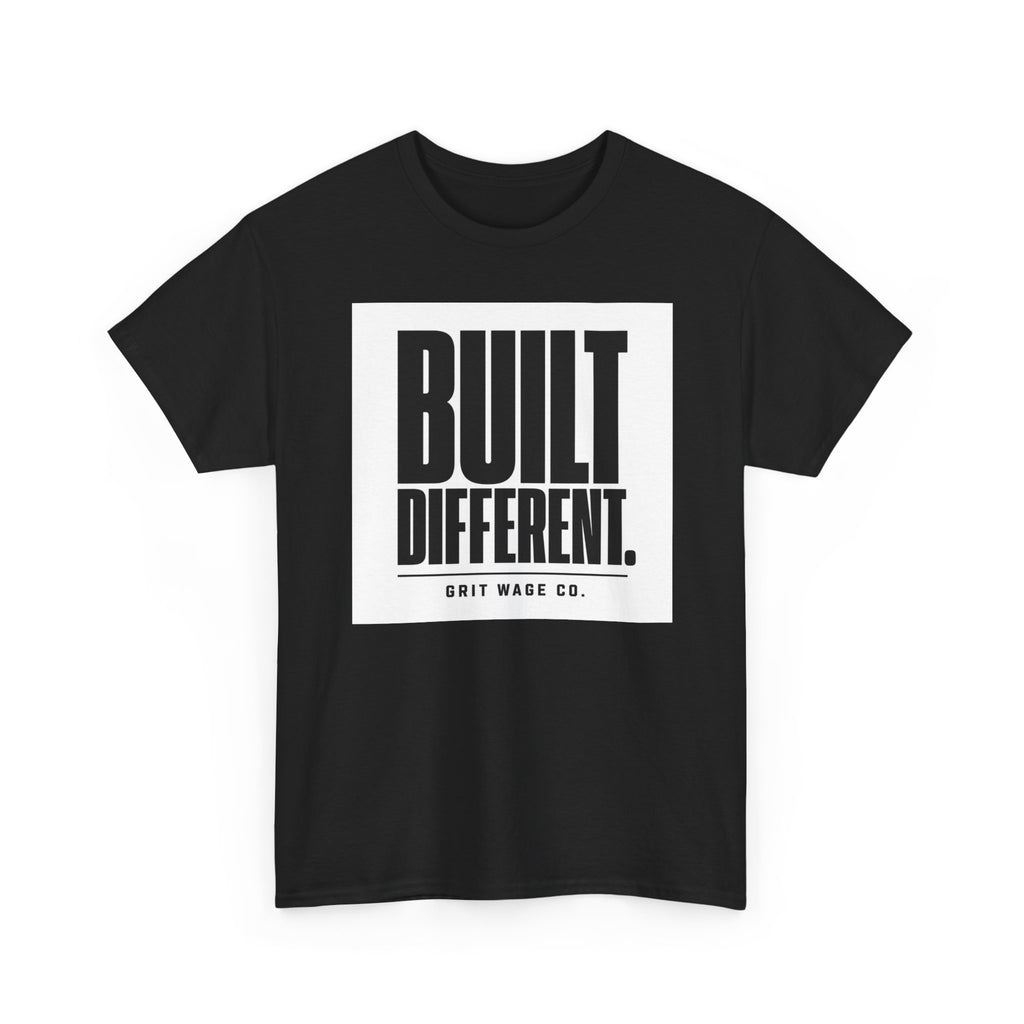 Built Different. Heavyweight Tee — Grit Wage Co.
