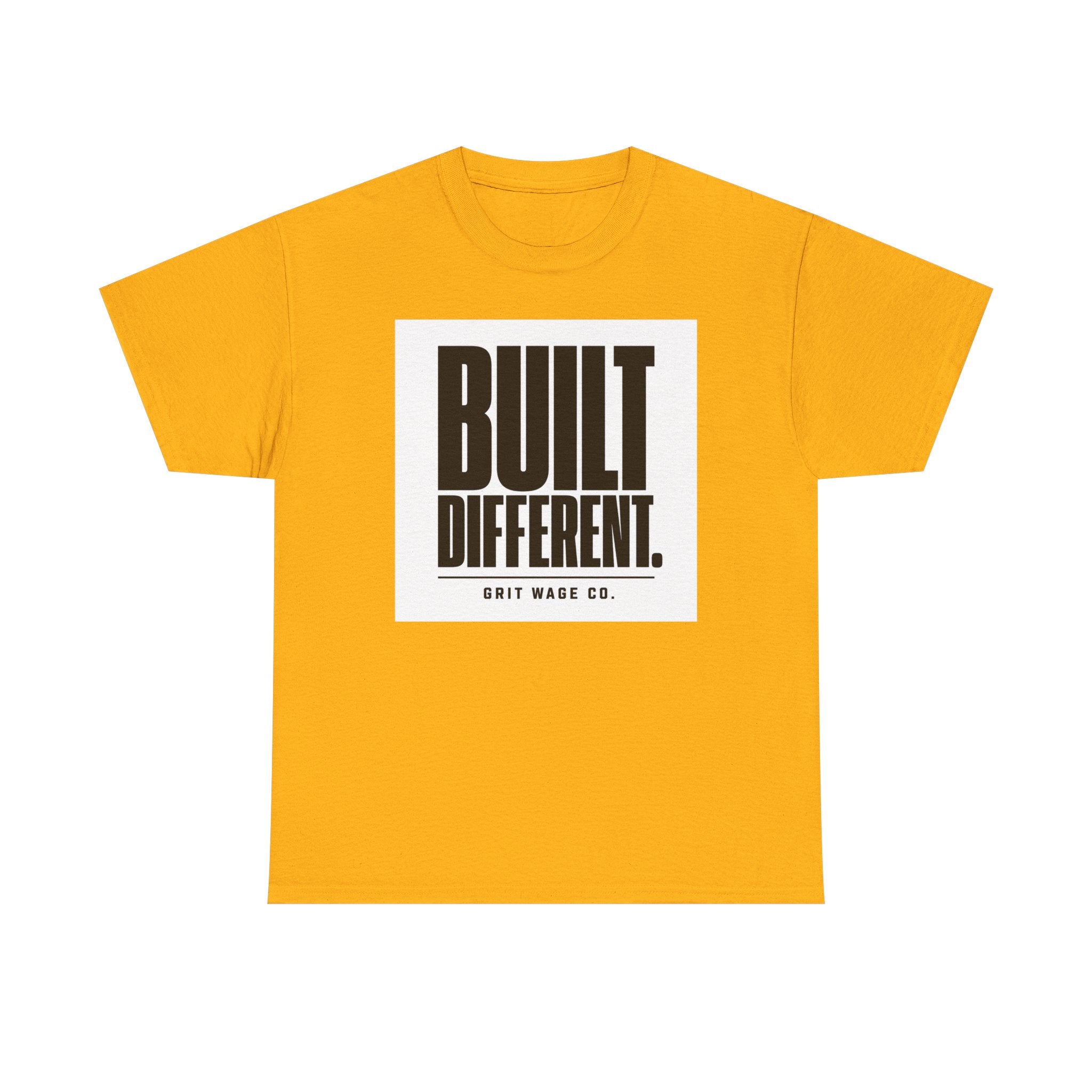 Built Different. Heavyweight Tee — Grit Wage Co.