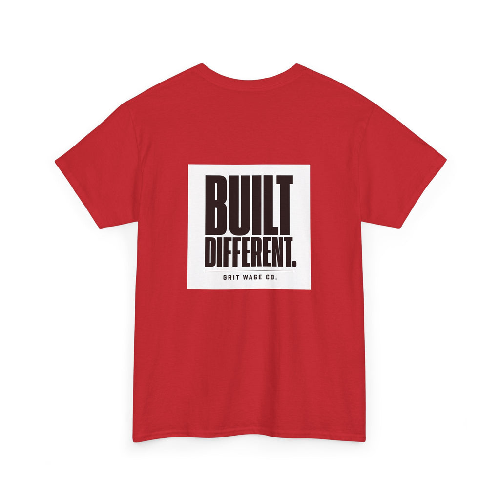 Built Different. Heavyweight Tee — Grit Wage Co.