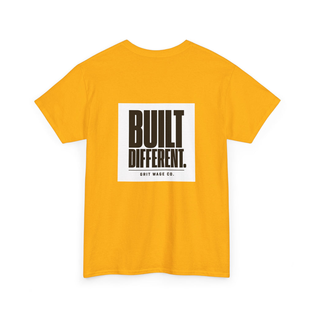 Built Different. Heavyweight Tee — Grit Wage Co.
