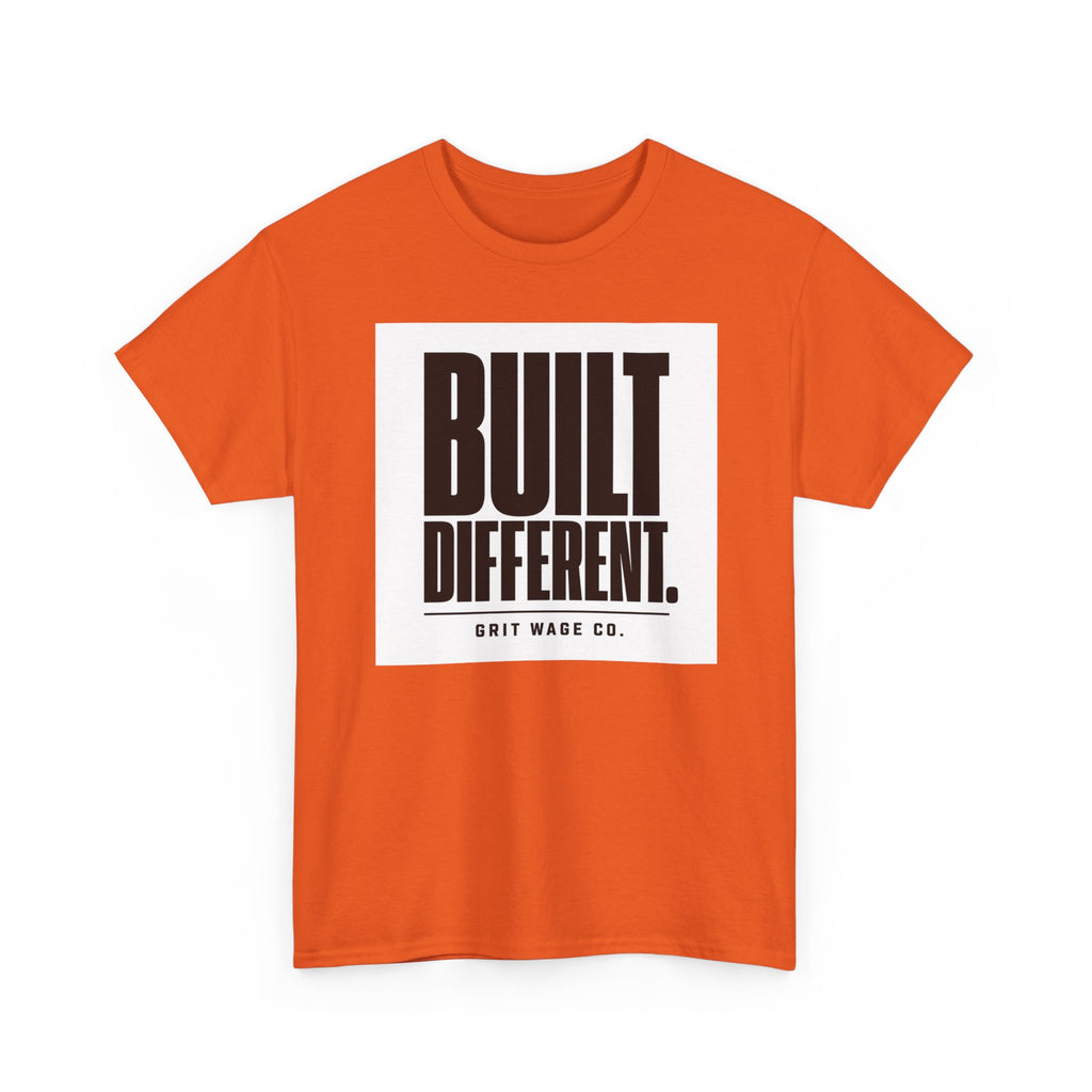 Built Different. Heavyweight Tee — Grit Wage Co.