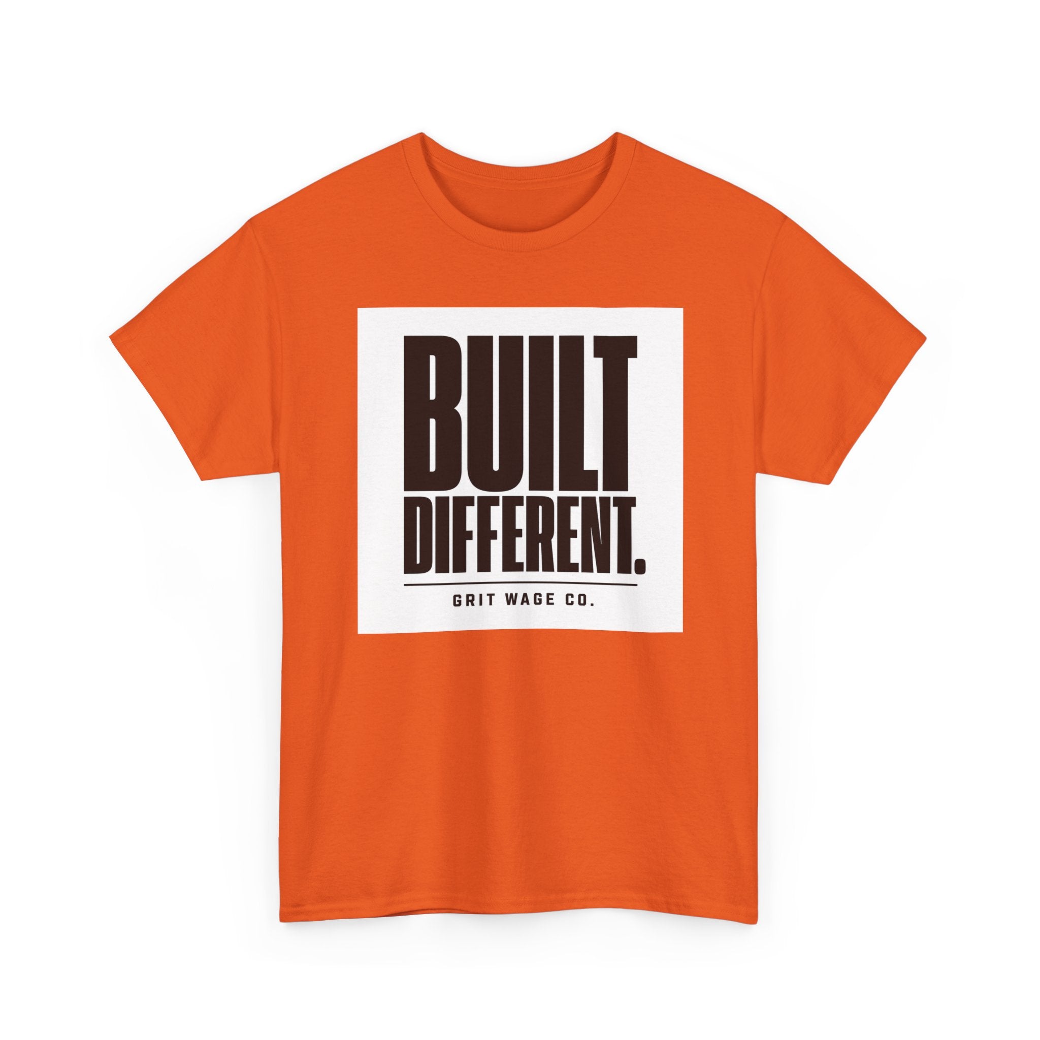Built Different. Heavyweight Tee — Grit Wage Co.