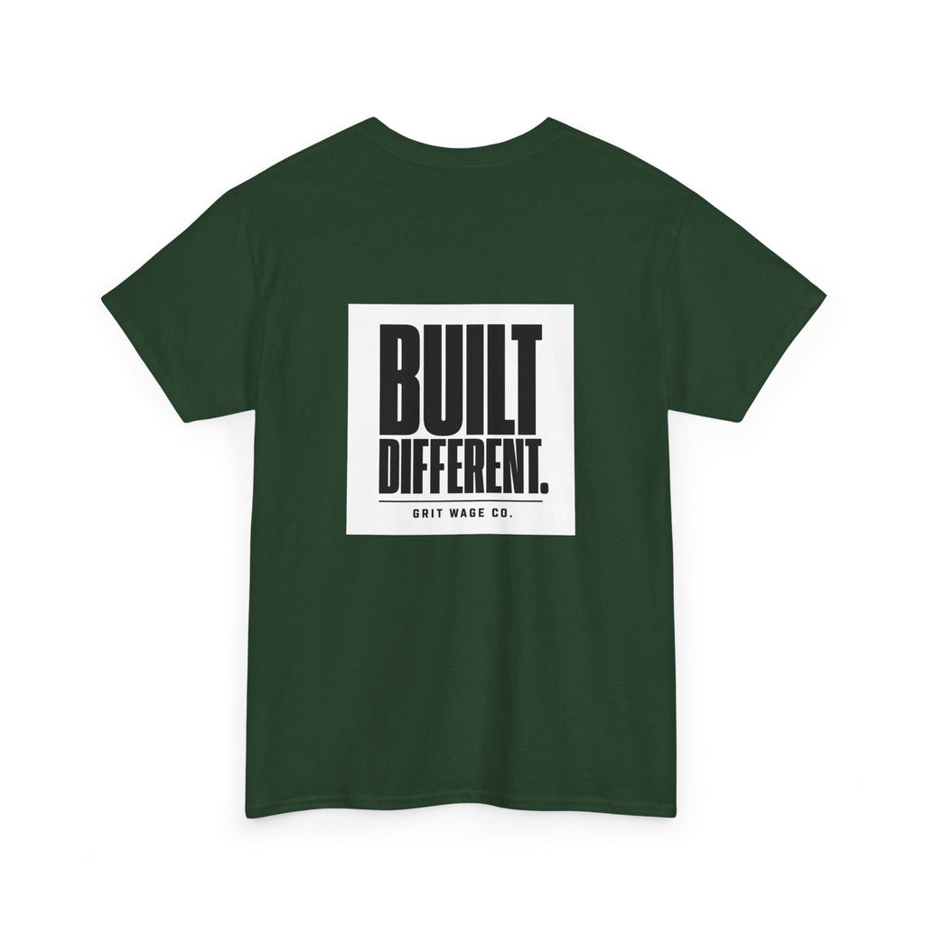 Built Different. Heavyweight Tee — Grit Wage Co.