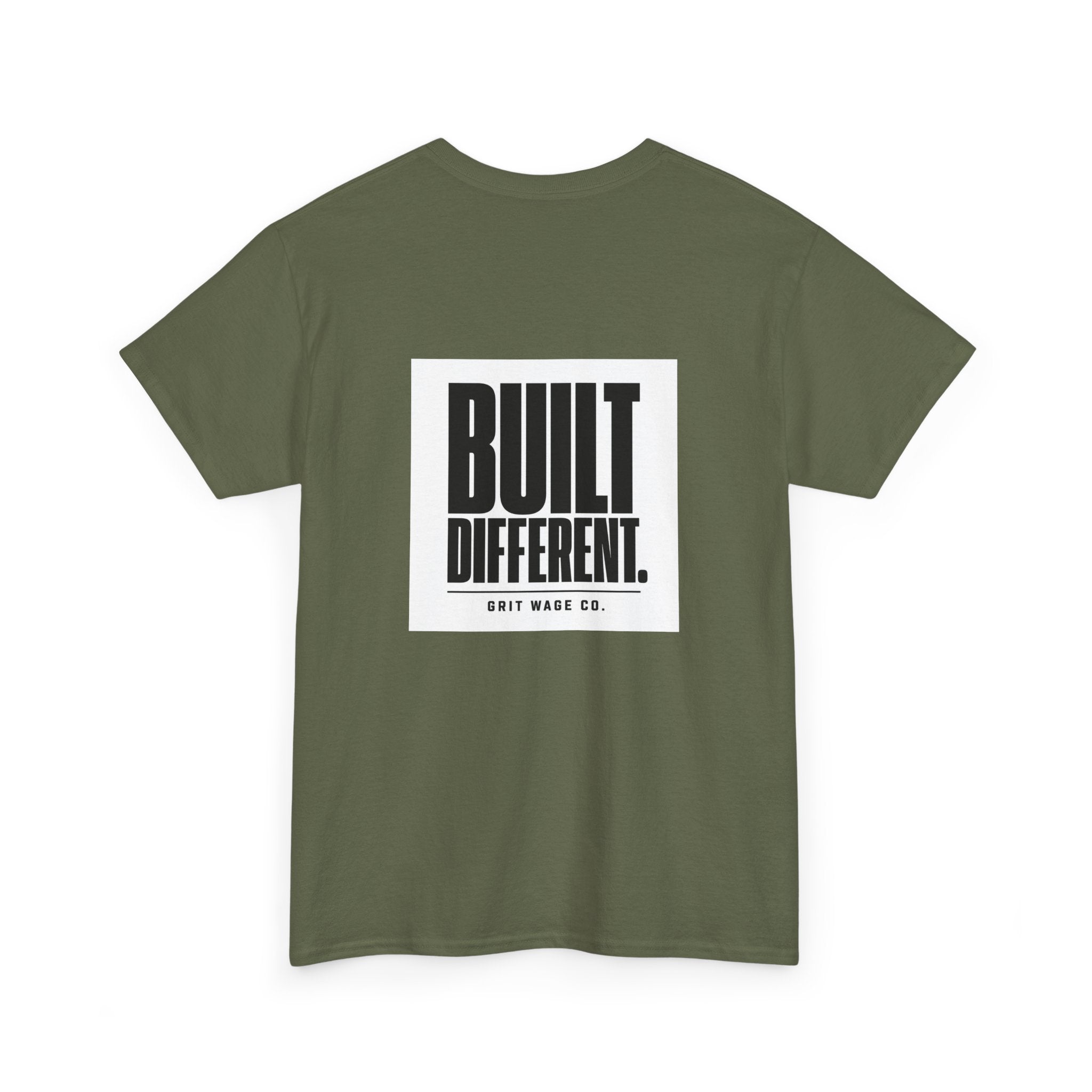 Built Different. Heavyweight Tee — Grit Wage Co.