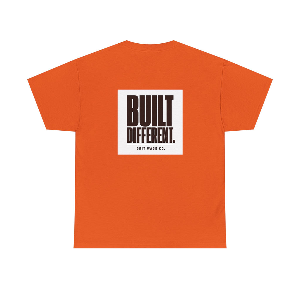 Built Different. Heavyweight Tee — Grit Wage Co.