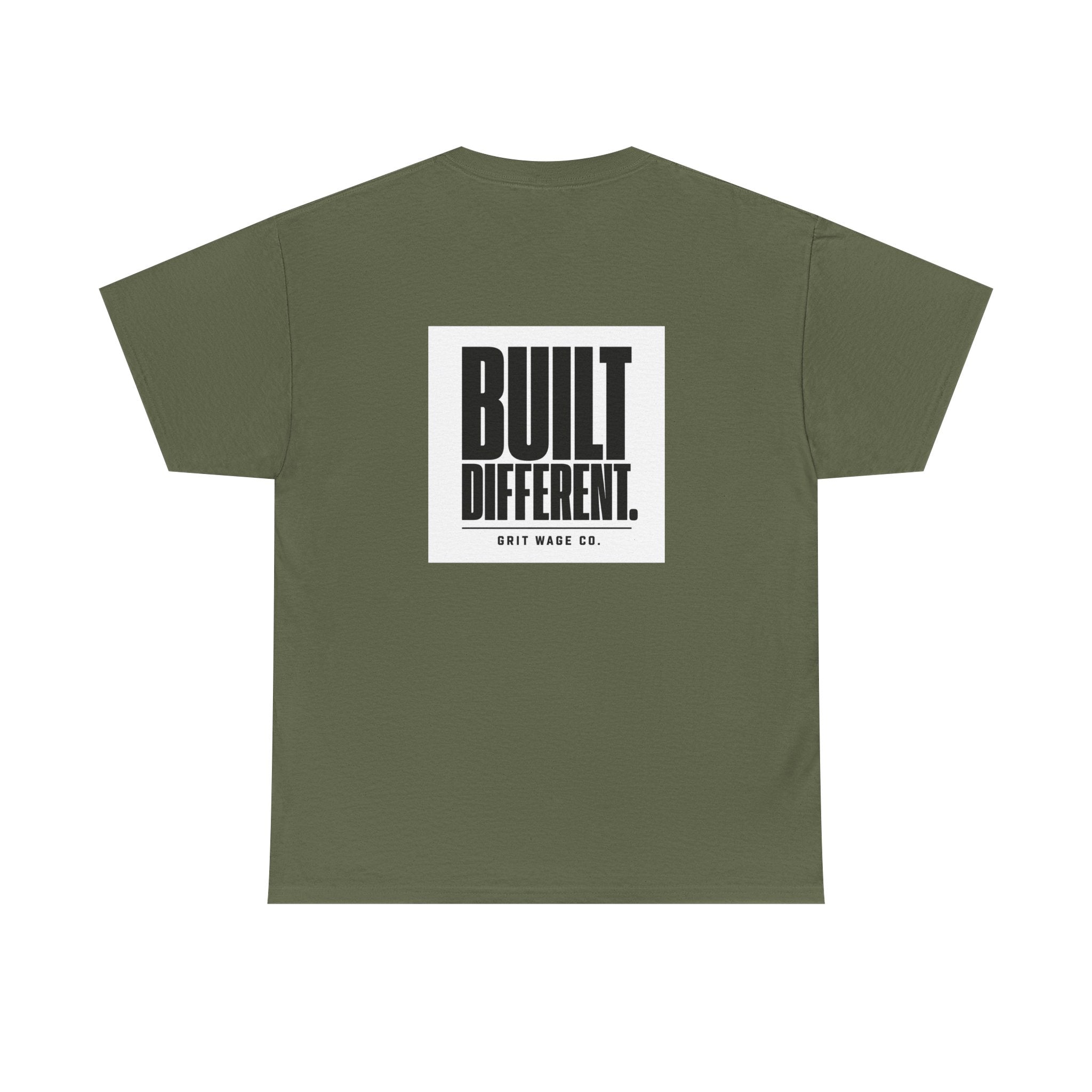 Built Different. Heavyweight Tee — Grit Wage Co.