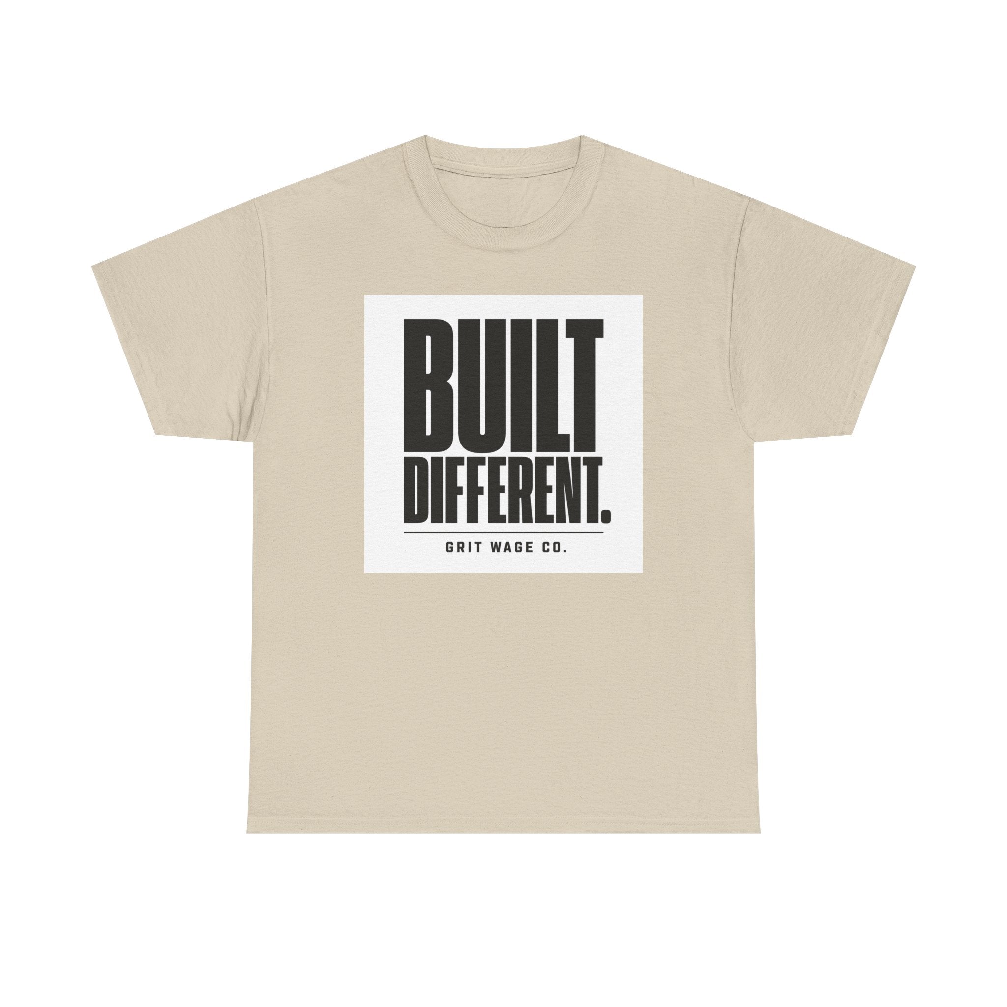 Built Different. Heavyweight Tee — Grit Wage Co.