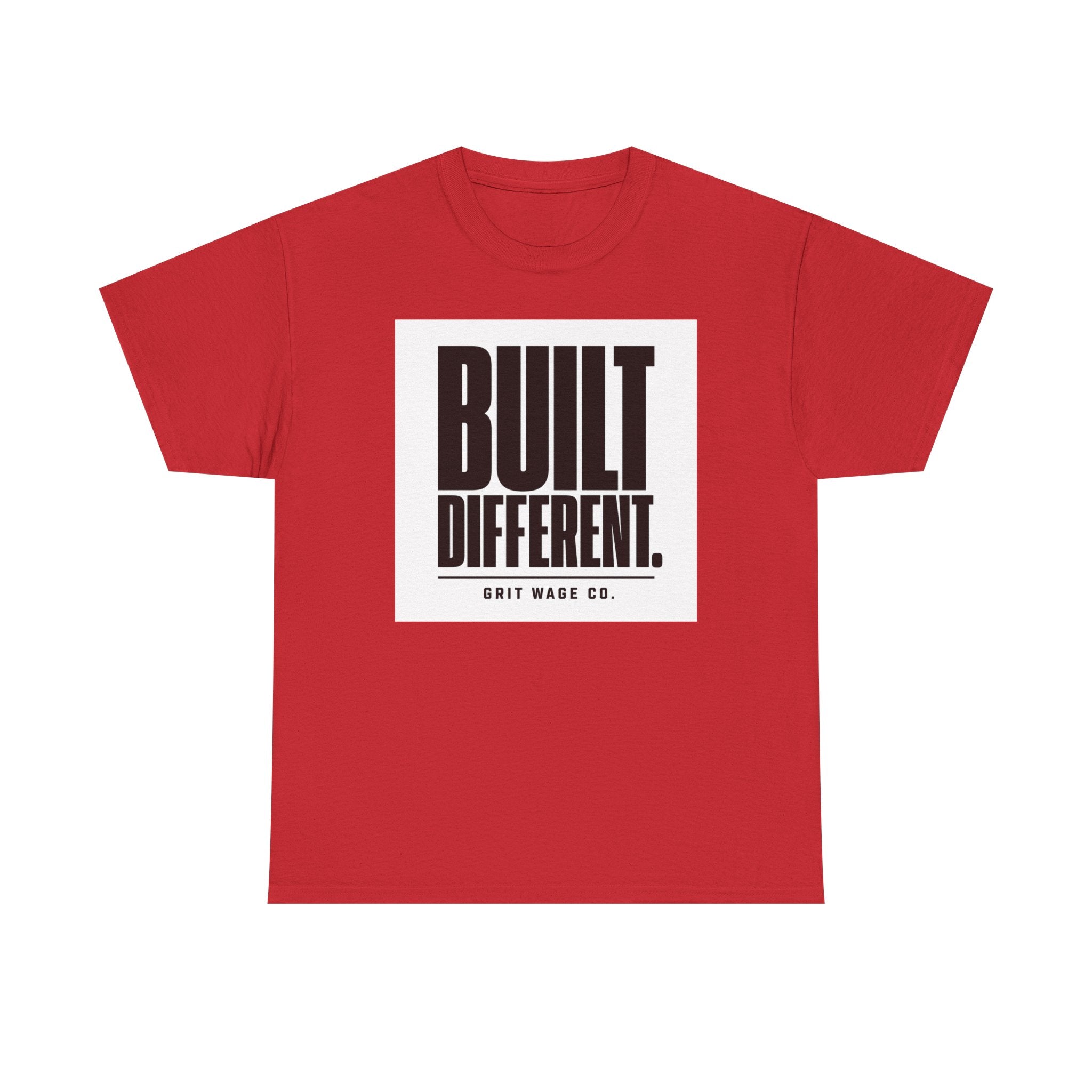 Built Different. Heavyweight Tee — Grit Wage Co.