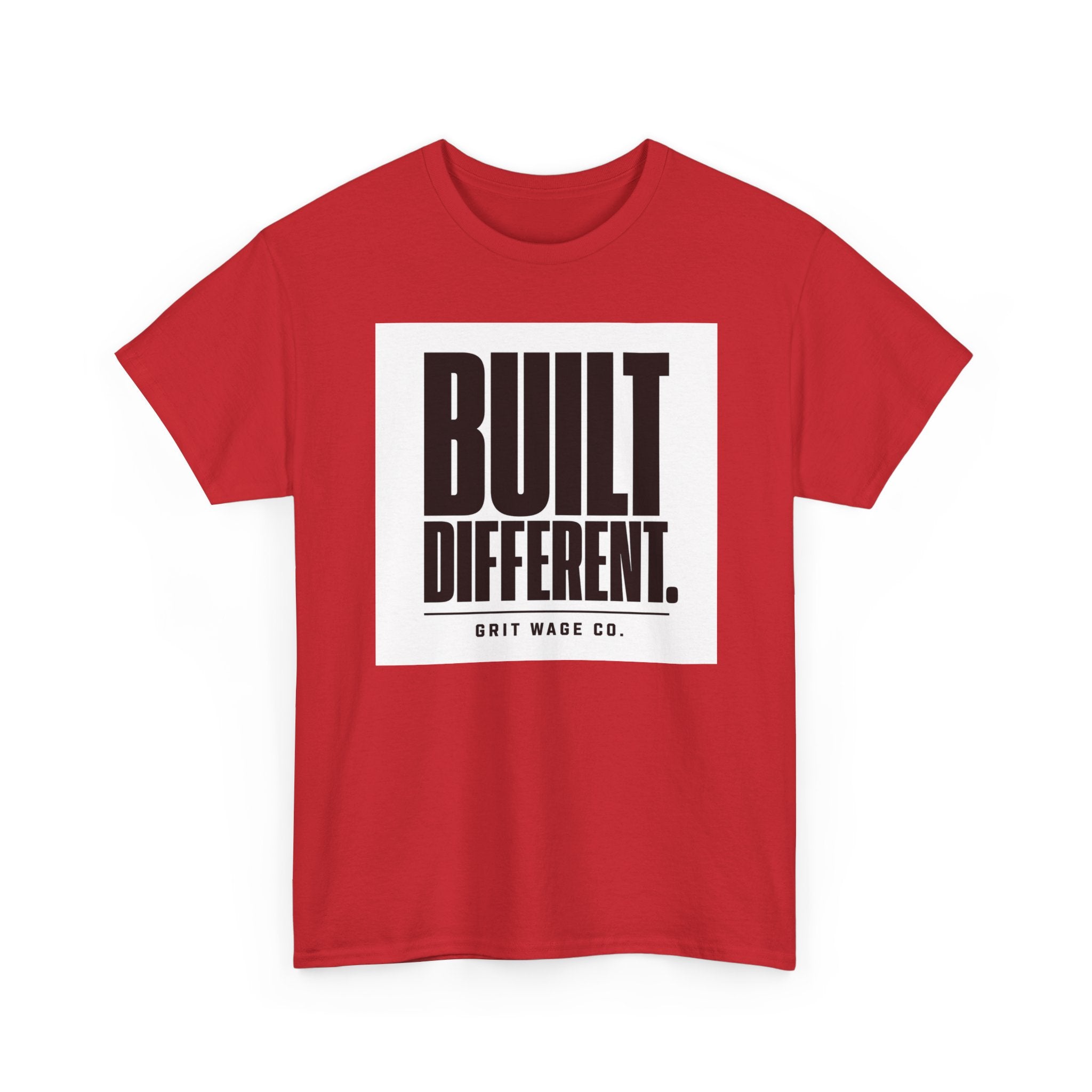 Built Different. Heavyweight Tee — Grit Wage Co.