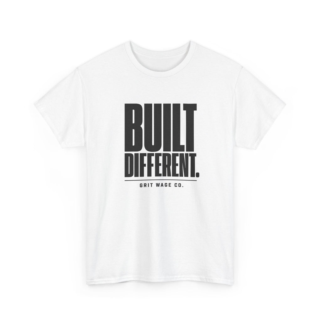 Built Different. Heavyweight Tee — Grit Wage Co.