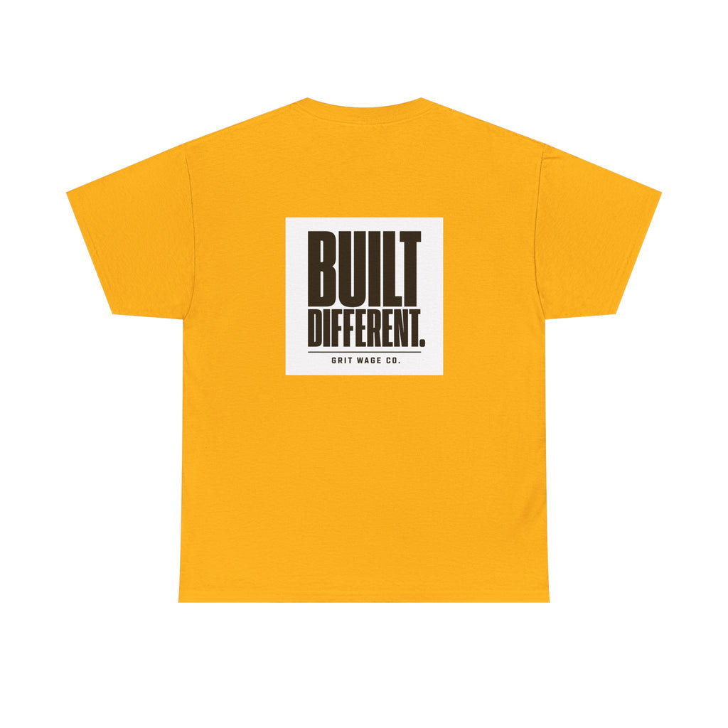 Built Different. Heavyweight Tee — Grit Wage Co.