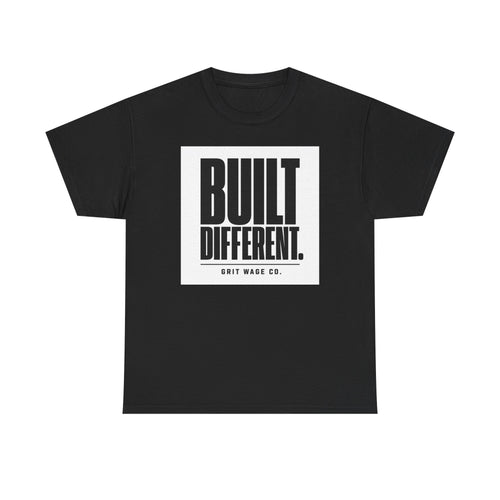 Built Different. Heavyweight Tee — Grit Wage Co.