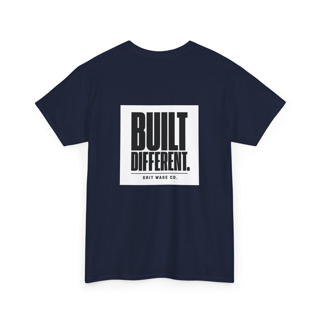 Built Different. Heavyweight Tee — Grit Wage Co.