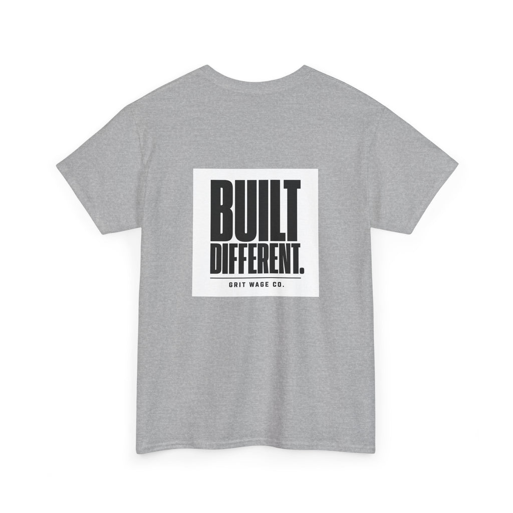 Built Different. Heavyweight Tee — Grit Wage Co.