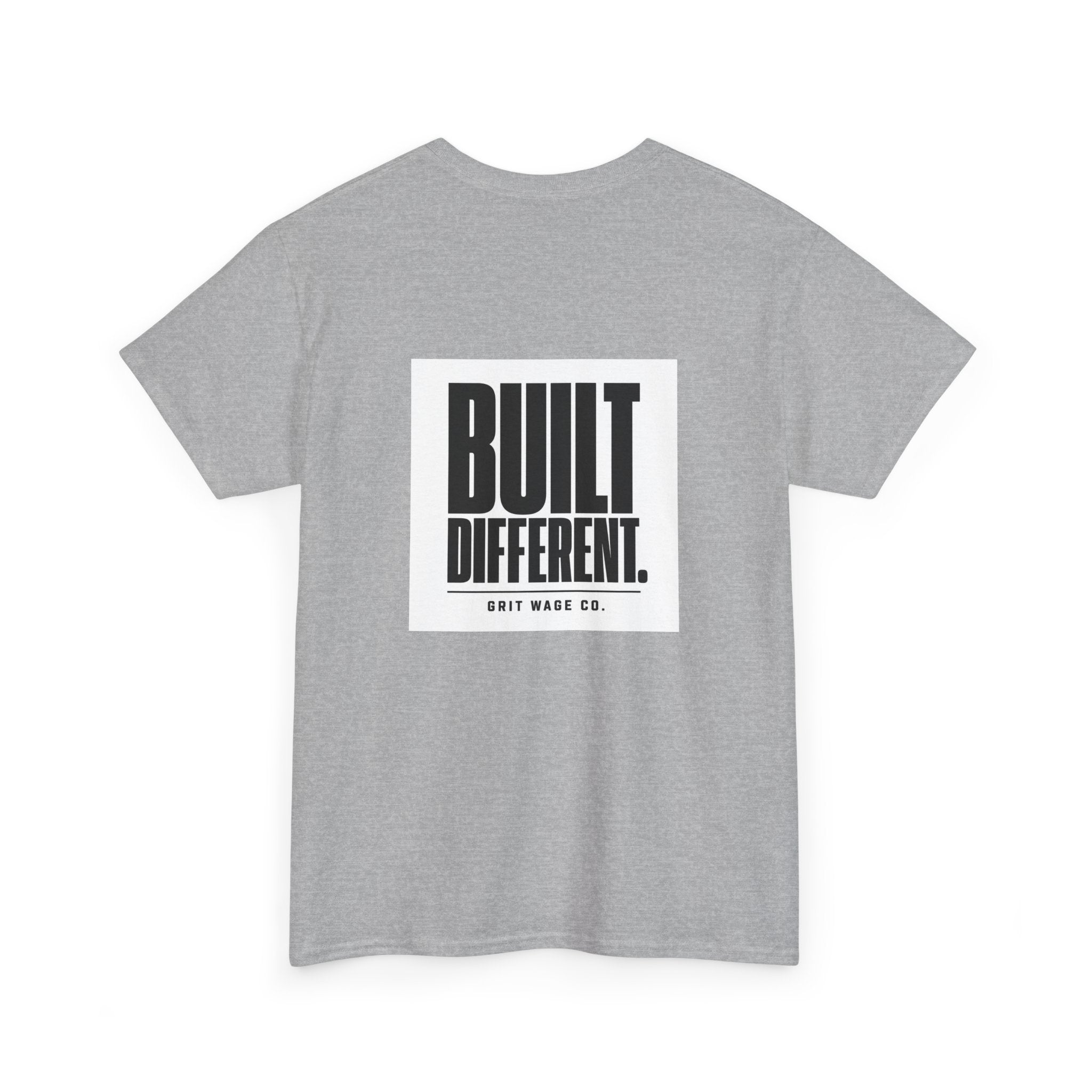 Built Different. Heavyweight Tee — Grit Wage Co.