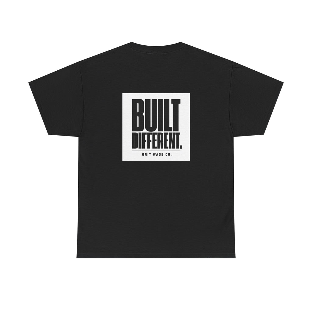 Built Different. Heavyweight Tee — Grit Wage Co.