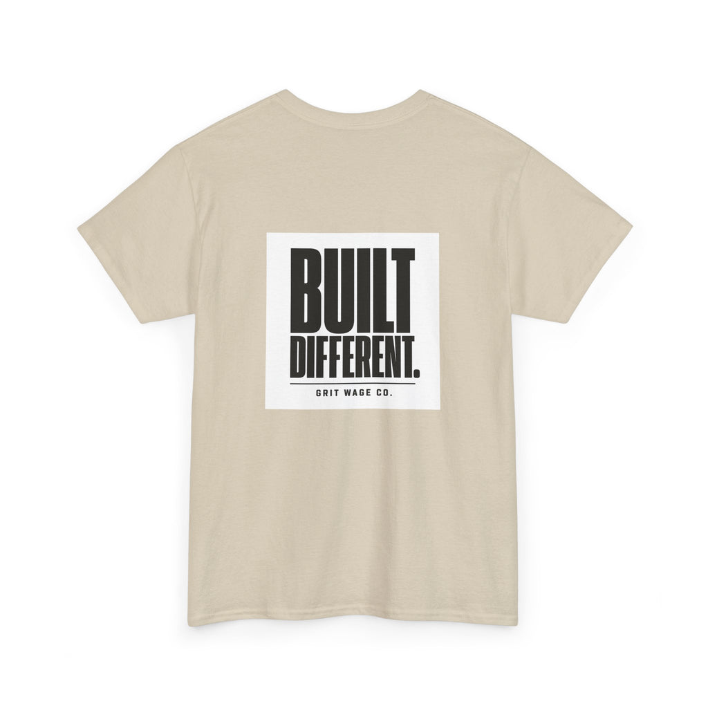 Built Different. Heavyweight Tee — Grit Wage Co.
