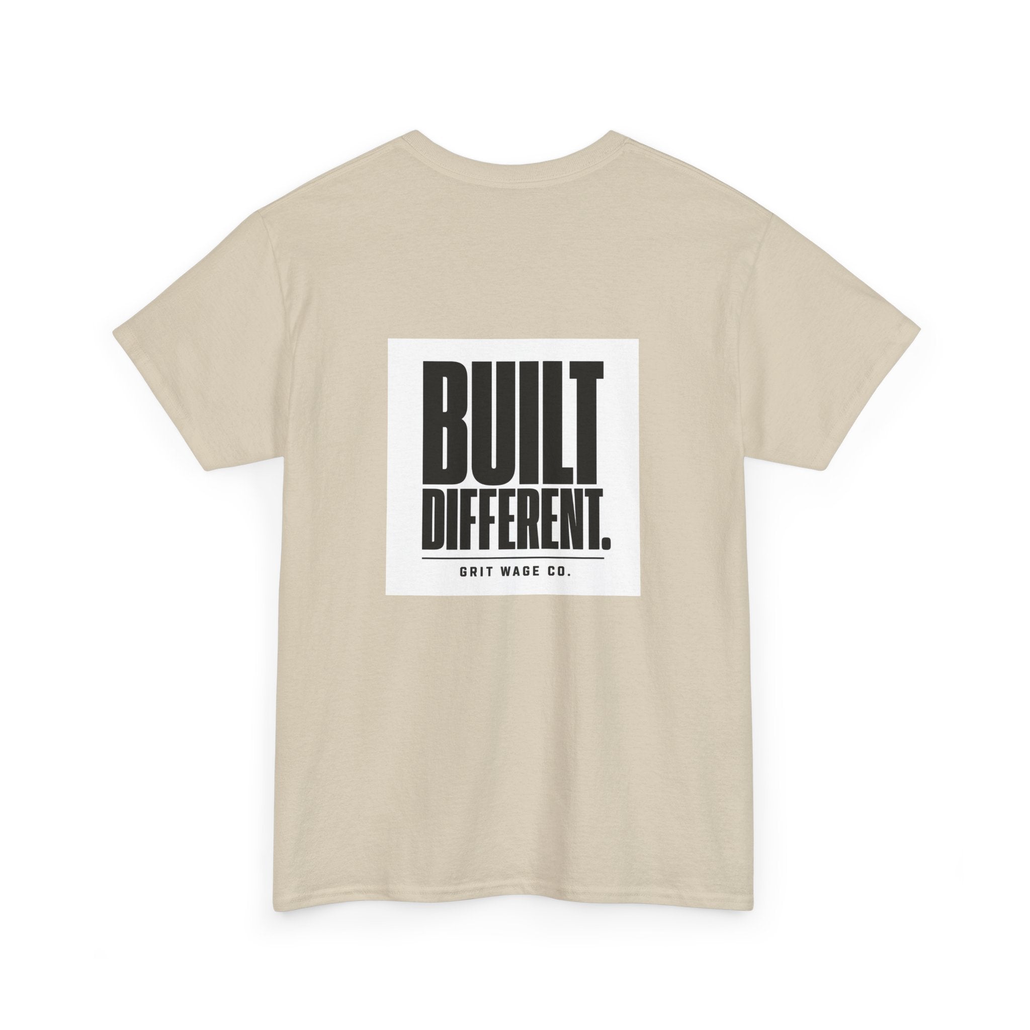 Built Different. Heavyweight Tee — Grit Wage Co.