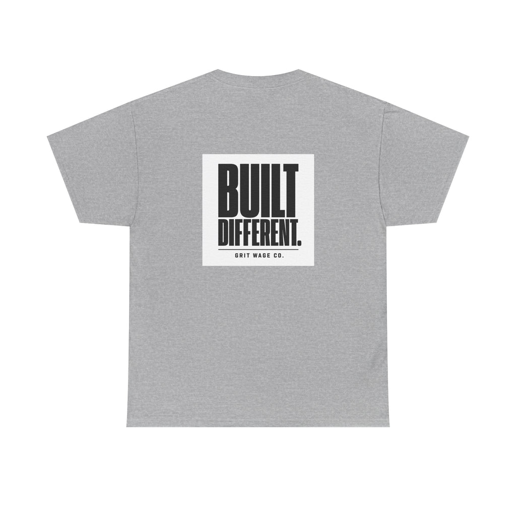 Built Different. Heavyweight Tee — Grit Wage Co.