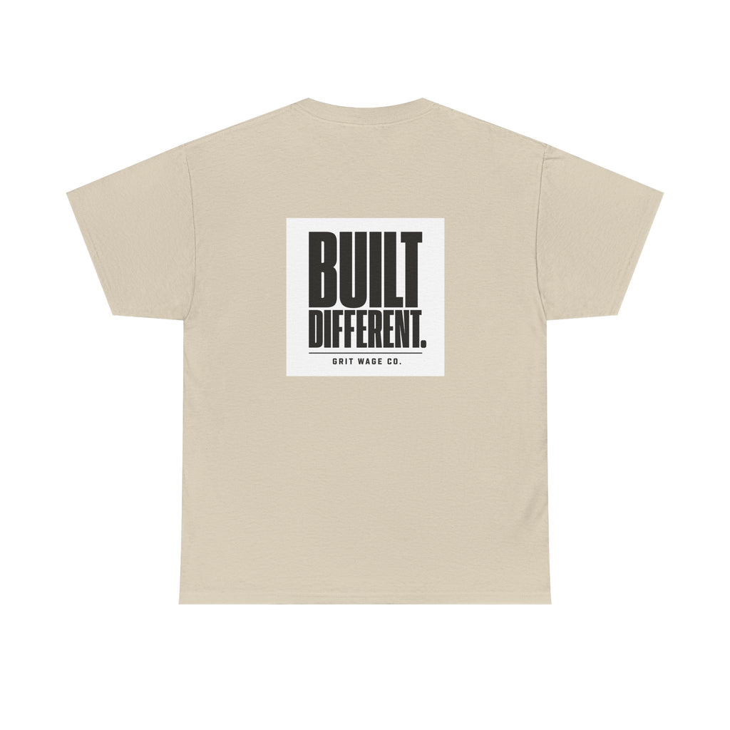 Built Different. Heavyweight Tee — Grit Wage Co.