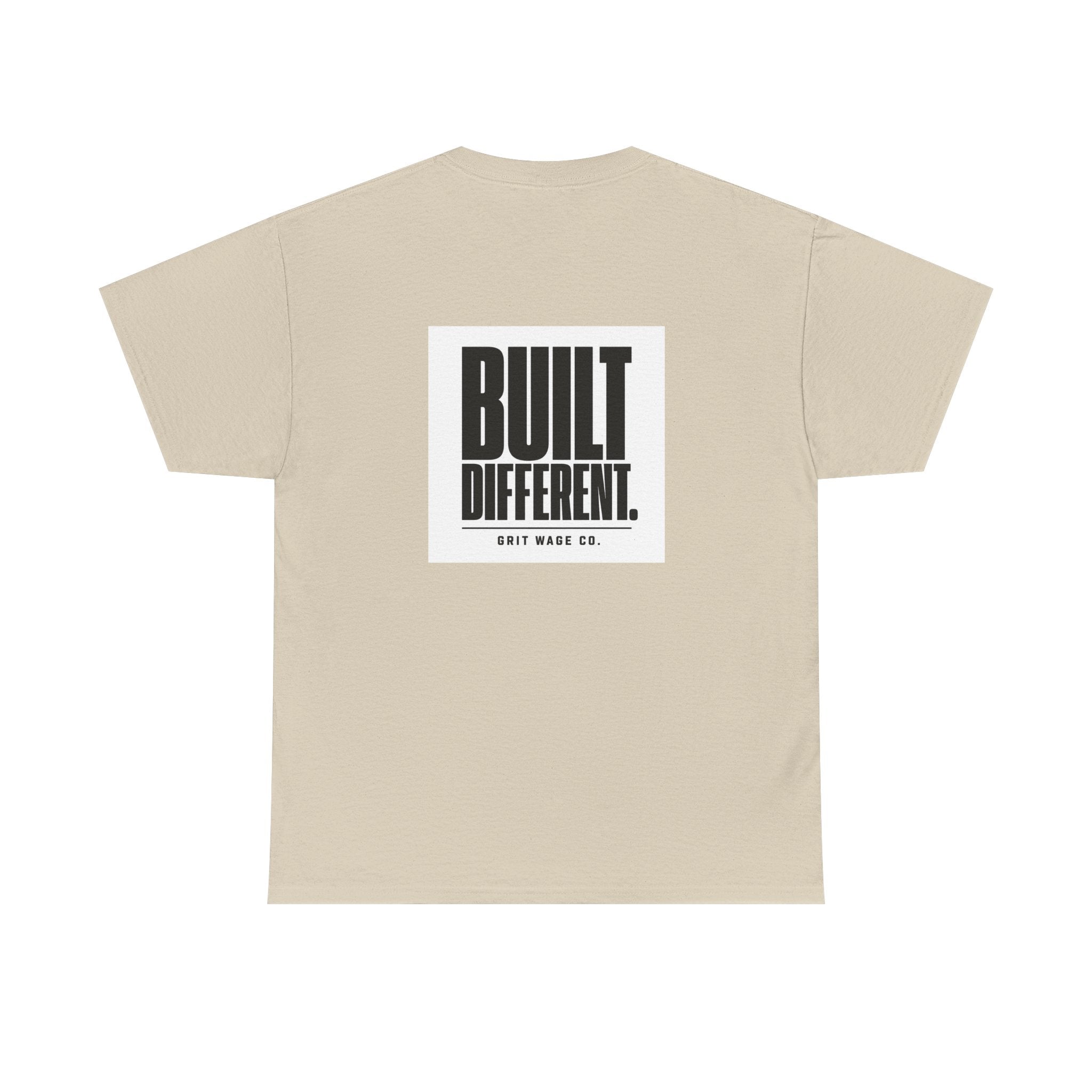 Built Different. Heavyweight Tee — Grit Wage Co.