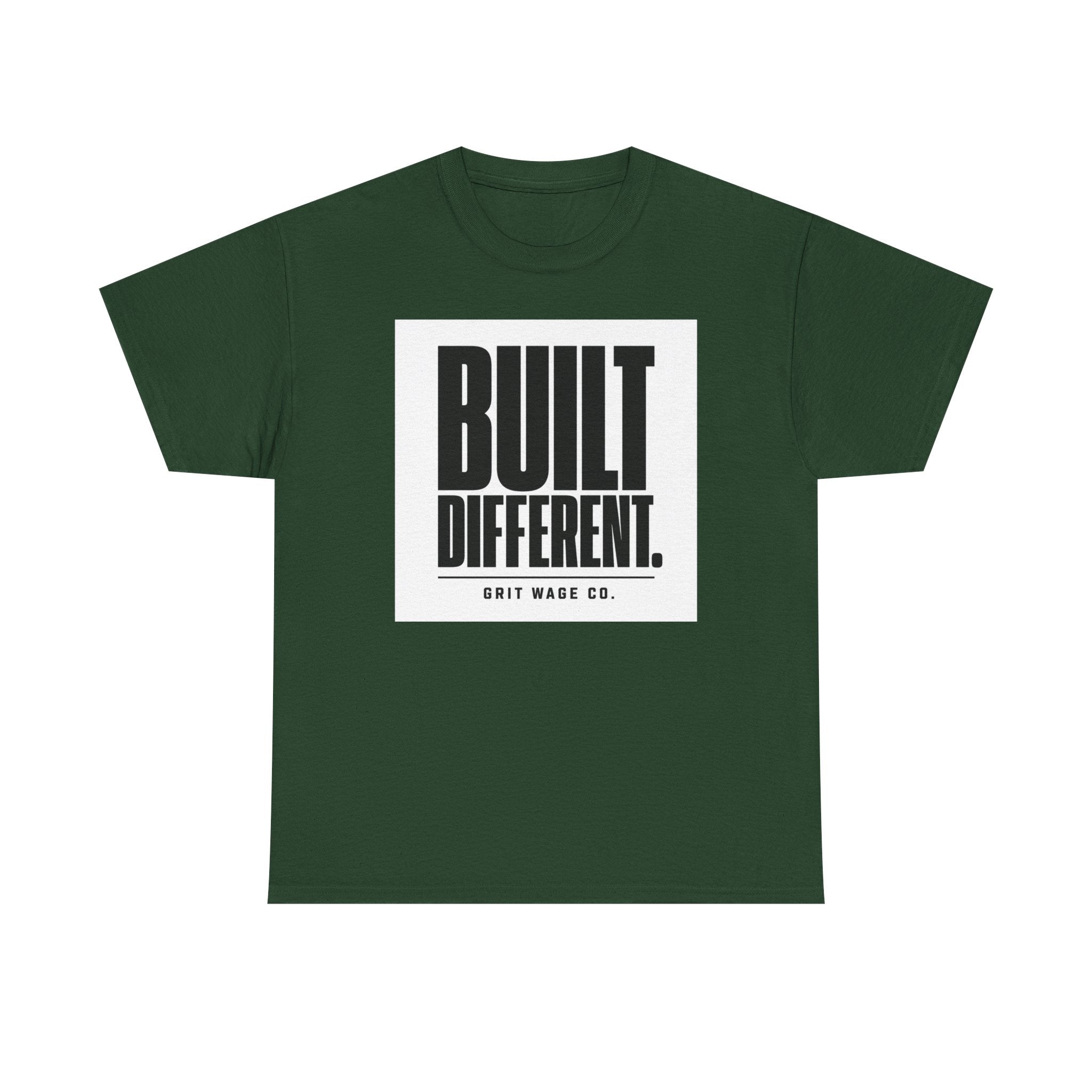 Built Different. Heavyweight Tee — Grit Wage Co.