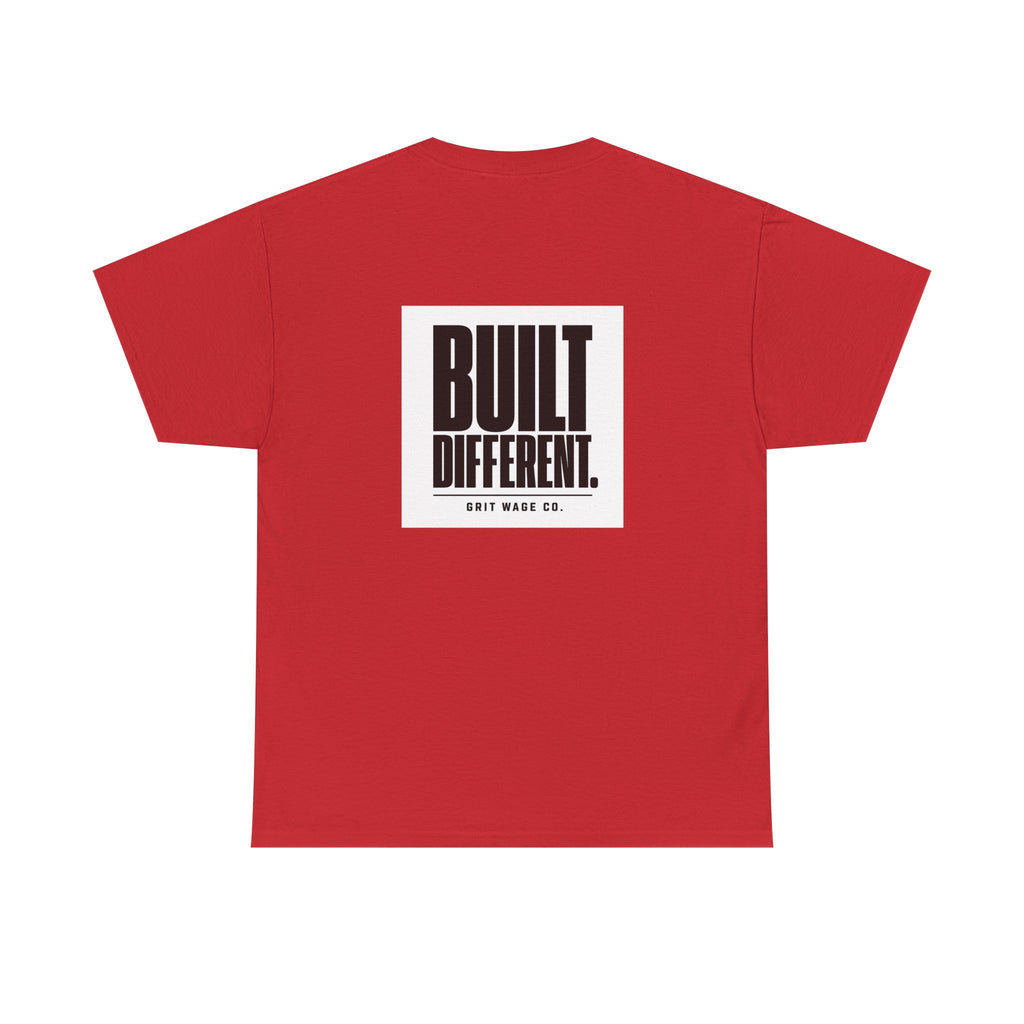 Built Different. Heavyweight Tee — Grit Wage Co.