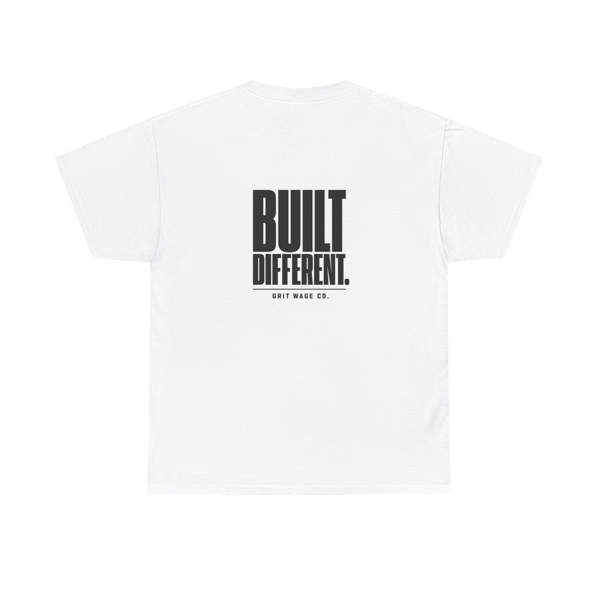 Built Different. Heavyweight Tee — Grit Wage Co.