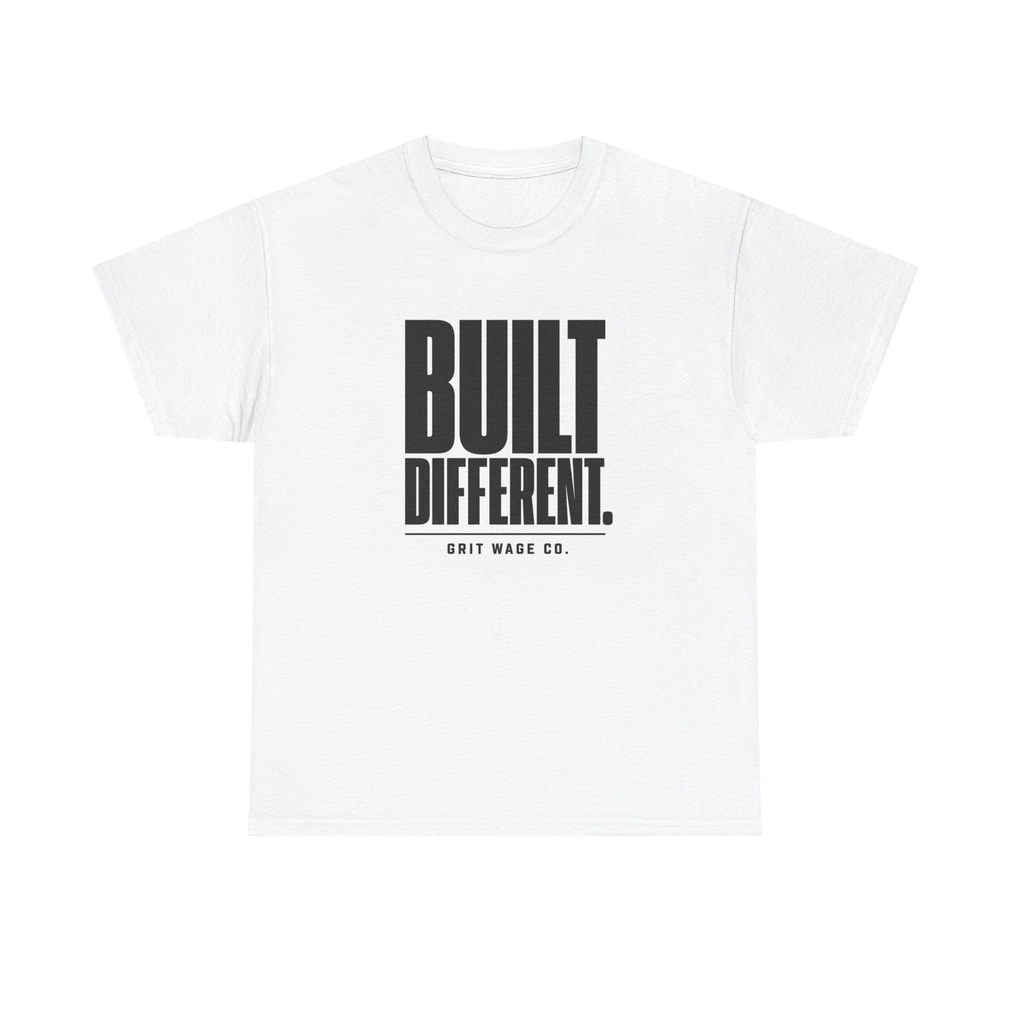 Built Different. Heavyweight Tee — Grit Wage Co.