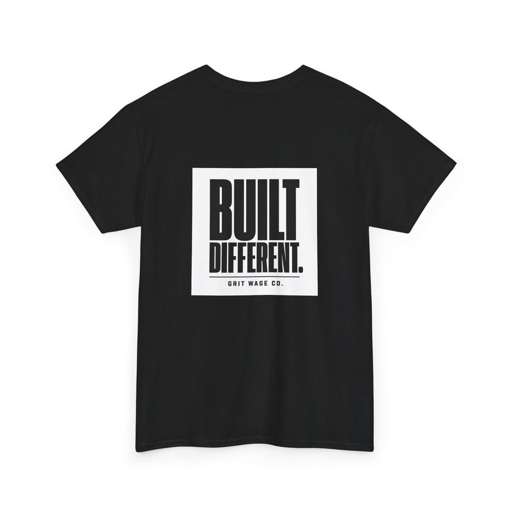 Built Different. Heavyweight Tee — Grit Wage Co.