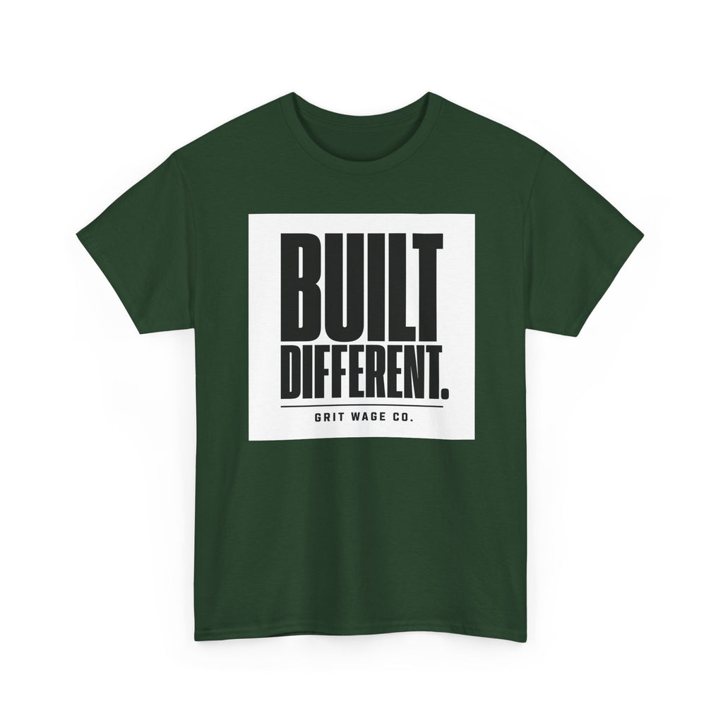 Built Different. Heavyweight Tee — Grit Wage Co.