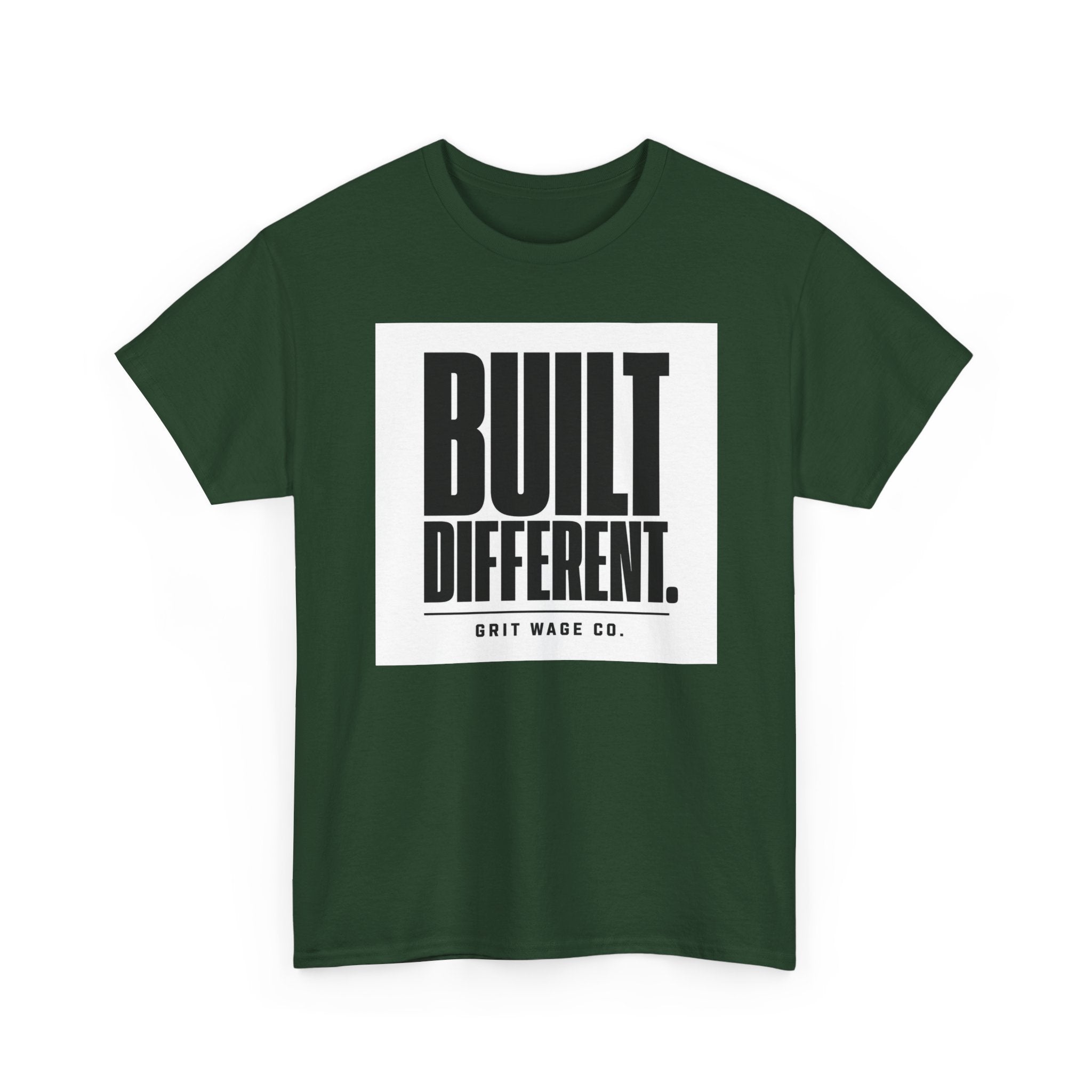 Built Different. Heavyweight Tee — Grit Wage Co.