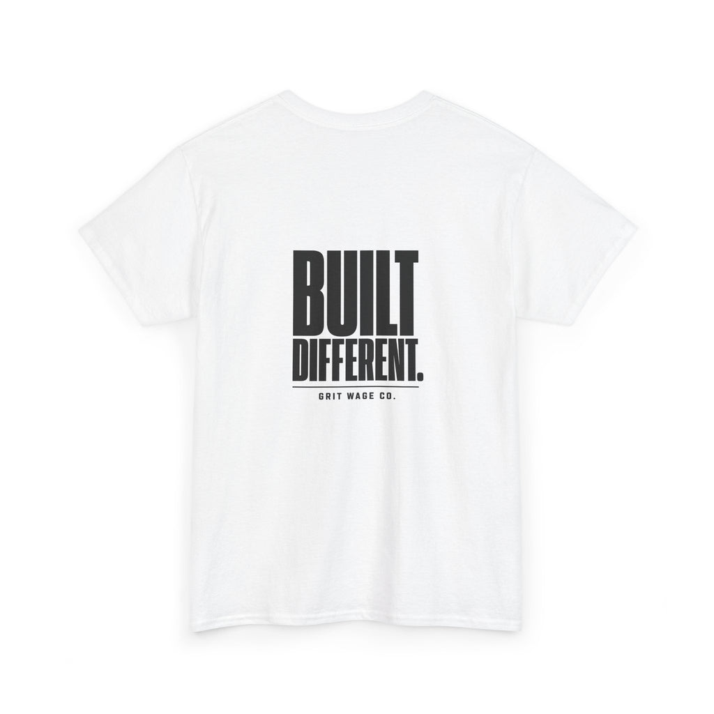 Built Different. Heavyweight Tee — Grit Wage Co.