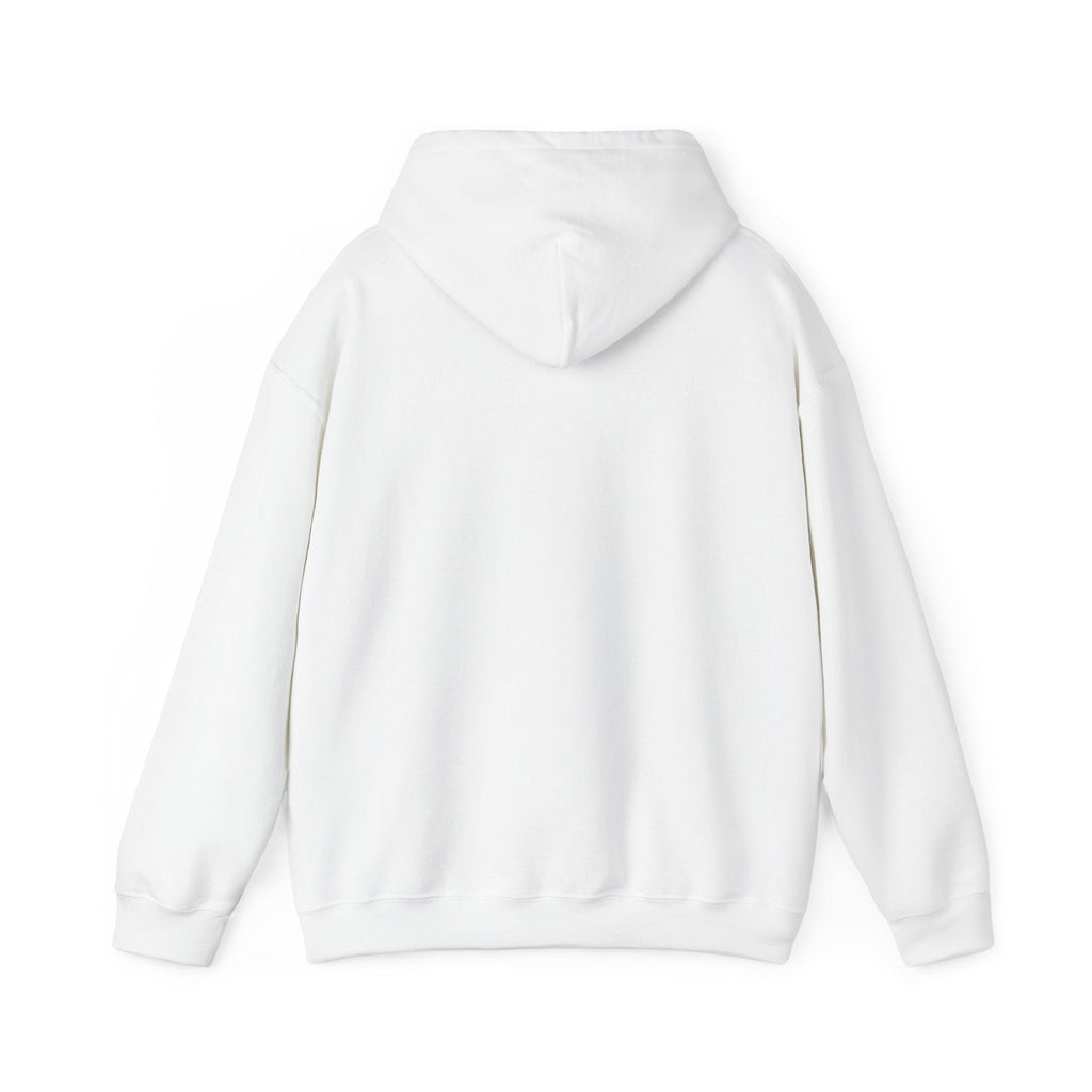 Built Different white hoodie back