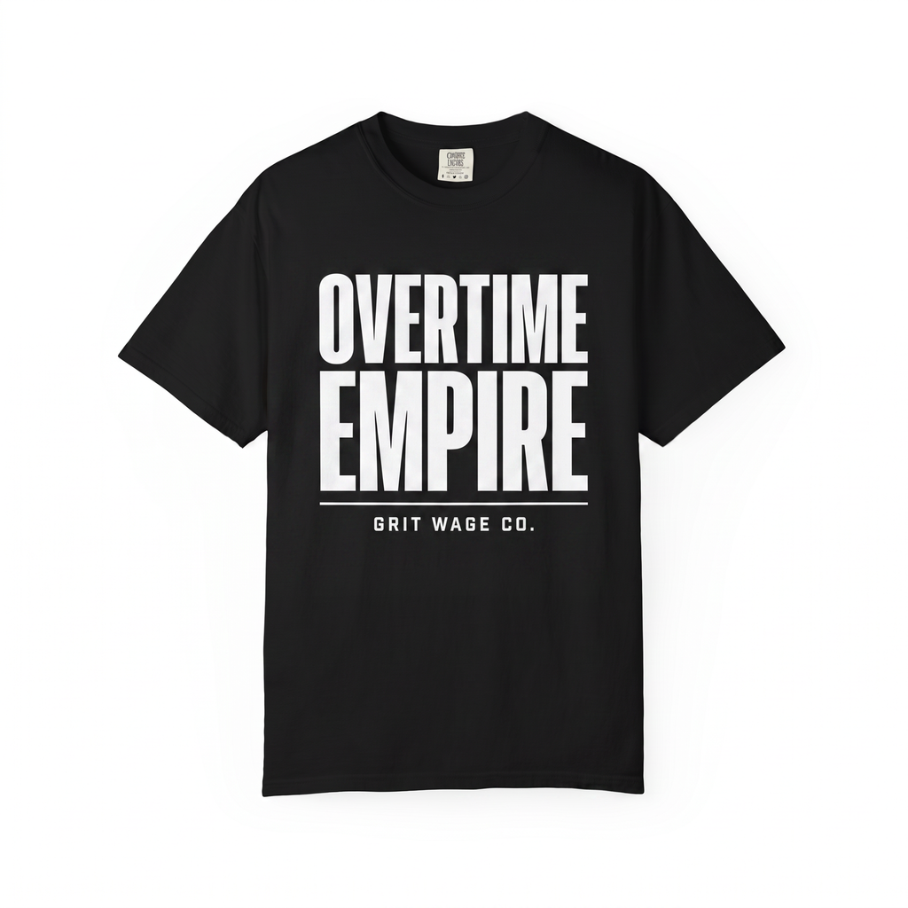 Overtime Empire black tee front